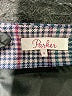 Parker Plaid Gray Casual Skirt Size 6 - photo 4