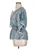 Massini Blue Short Sleeve Blouse Size XL - photo 5