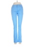 White House Black Market Color Block Blue Jeans Size 4 - photo 1
