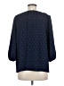 Olivia & Martin 100% Polyester Blue 3/4 Sleeve Blouse Size M - photo 2