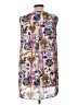 DR2 100% Polyester Purple Sleeveless Blouse Size L - photo 2
