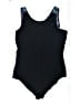Juno Active Graphic Black One Piece Swimsuit Size 5X - photo 1