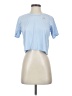 Adidas 100% Polyester Blue Active T-Shirt Size S - photo 1