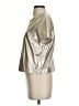 Porridge Metallic Silver Short Sleeve Blouse Size Sm (1) - photo 5