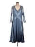 Komarov 100% Polyester Blue Casual Dress Size Lg (3) - photo 1