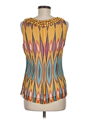 Tory Burch Sleeveless Silk Top (view 2)