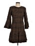 CAbi Plaid Brown Casual Dress Size XS - photo 1
