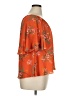 Copper Key 100% Polyester Orange Short Sleeve Blouse Size XL - photo 4