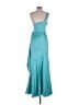 Assorted Brands 100% Polyester Teal Blue Cocktail Dress Size 2 - photo 2