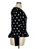 Rebecca Taylor Polka Dots Black Pullover Sweater Size XL - photo 4