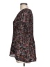 Pleione 100% Polyester Floral Black Short Sleeve Blouse Size L - photo 5
