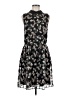 ERIN Erin Fetherston 100% Polyester Floral Black Cocktail Dress Size 8 - photo 1