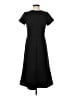 Ann Taylor Solid Black Casual Dress Size 2 - photo 1
