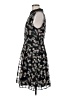 ERIN Erin Fetherston 100% Polyester Floral Black Cocktail Dress Size 8 - photo 5