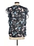 DR2 Blue Short Sleeve Blouse Size M - photo 2