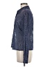 Preview Collection 100% Polyester Paisley Blue Long Sleeve Blouse Size M - photo 5
