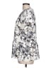 Everleigh 100% Polyester Silver Short Sleeve Blouse Size L - photo 5