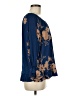 Liv Blue 3/4 Sleeve Blouse Size M - photo 4