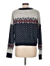 ASOS 100% Acrylic Print Blue Pullover Sweater Size 12 - photo 2