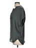 Vince. 100% Silk Gray Short Sleeve Silk Top Size M - photo 5