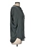 Vince. 100% Silk Gray Short Sleeve Silk Top Size M - photo 4