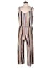 Bebop Stripes Ivory Jumpsuit Size L - photo 1