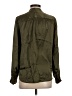 L'Agence Solid Green Long Sleeve Blouse Size XS (0) - photo 2