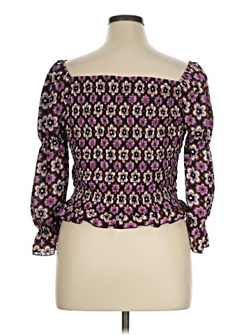 I.N. San Francisco 3/4 Sleeve Blouse (view 2)
