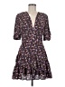 Mi ami 100% Polyester Floral Purple Casual Dress Size M - photo 1