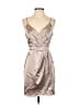 Teeze Me Metallic Silver Cocktail Dress Size 7 - 8 - photo 1
