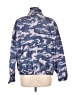 Reebok 100% Polyester Print Blue Windbreaker Size L - photo 2