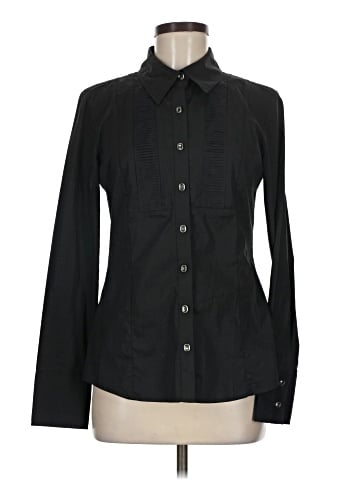 Express Design Studio Long Sleeve Button-Down Shirt (view 1)