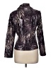 Petite Sophisticate Print Purple Jacket Size M - photo 2