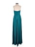 DB Studio 100% Polyester Teal Blue Cocktail Dress Size 2 - photo 2