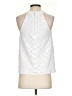 Lilly Pulitzer 100% Polyester White Sleeveless Blouse Size S - photo 2