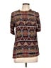 Pendleton 100% Viscose Brown Short Sleeve Blouse Size 12 - photo 1