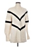 Lush Chevron-herringbone Ivory Pullover Sweater Size S - photo 1