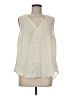 Torrid 100% Polyester Ivory Sleeveless T-Shirt Size Med Plus (00) - photo 1
