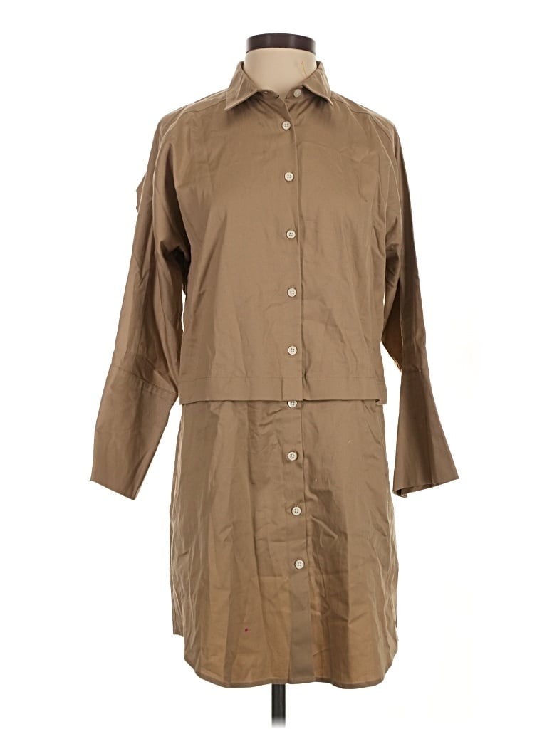 Pre-owned Vetta Casual Dress In Tan