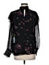 CeCe 100% Polyester Black 3/4 Sleeve Blouse Size L - photo 1