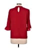 CeCe Red 3/4 Sleeve Blouse Size L - photo 2
