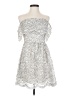 Francesca's Silver Cocktail Dress Size S - photo 1