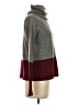 Hayden Color Block Gray Turtleneck Sweater Size S - photo 4