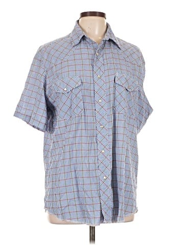 Wrangler Jeans Co Short Sleeve Button-Down Shirt (view 1)