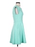 Kaari Blue Solid Teal Casual Dress Size S - photo 4