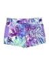 Xersion 100% Polyester Tropical Purple Shorts Size L - photo 2
