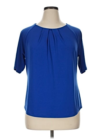 Liz Claiborne Short Sleeve Blouse (view 1)