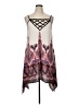 Venus 100% Polyester Graphic Ivory Casual Dress Size XL - photo 1