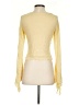 Unbranded 100% Polyester Yellow Long Sleeve Blouse Size S - photo 2