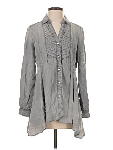 Vintage America Blues Long Sleeve Button-Down Shirt (view 1)